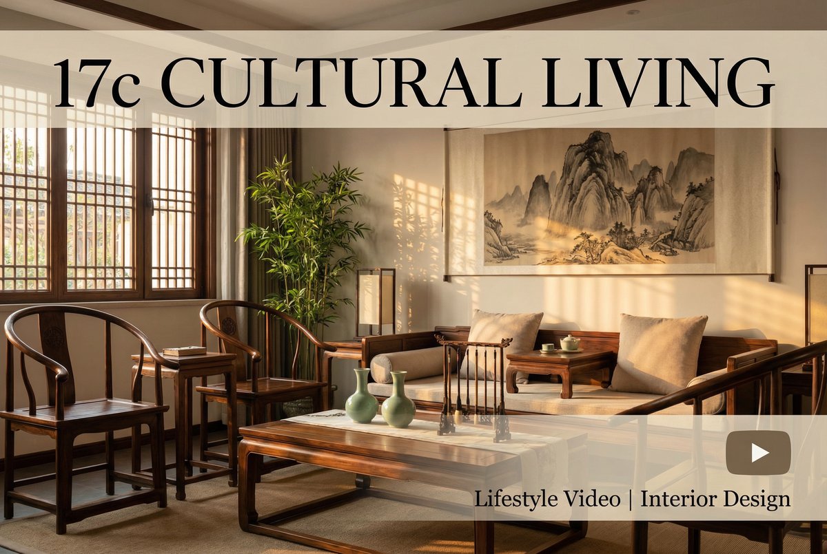 17c新中式家居视频 - 东方生活美学空间